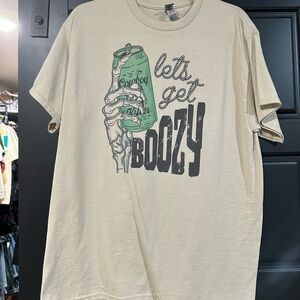 Let’s get boozy tee.